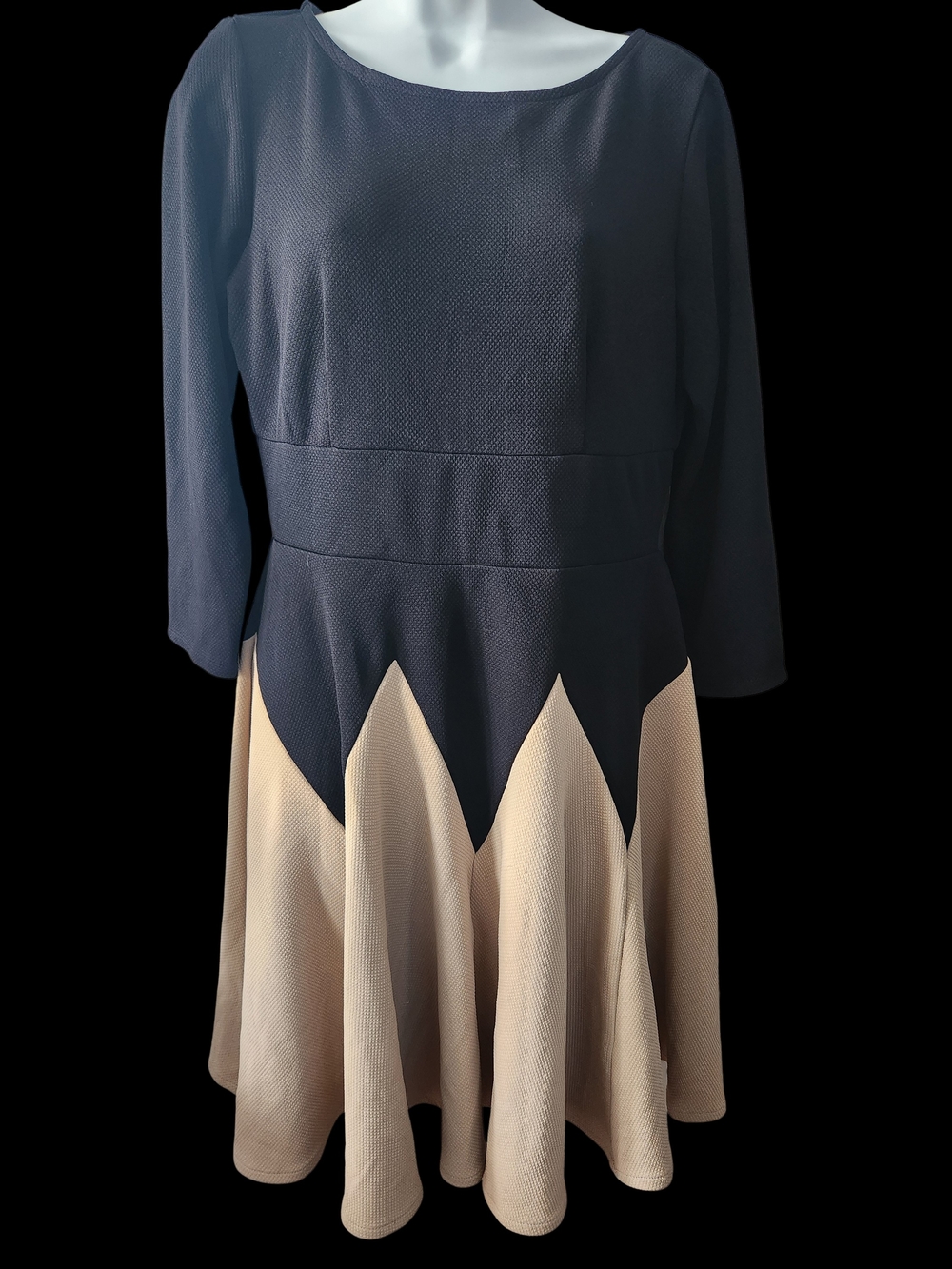 Gabby Skye Long Sleeved Flare Dress